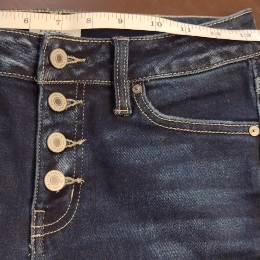 KanCan Blue Flare Wide Leg Jeans Size 5 Y2K - Picture 9 of 14